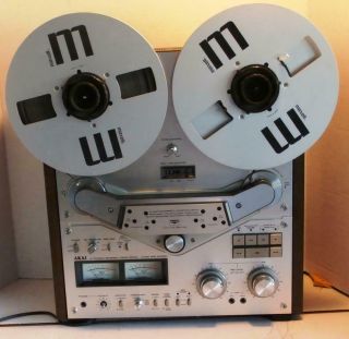 Akai Gx - 635d Reel To Reel Immaculate Cosmetically.  Includes Reels.