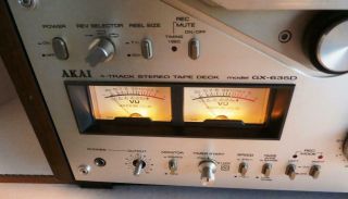 AKAI GX - 635D Reel to Reel IMMACULATE COSMETICALLY.  Includes Reels. 2