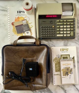 Hewlett Packard Hp - 97 Calculator,  Soft Case,  Ac Adapter,  Standard Pac,  Manuals