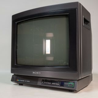 1986 Sony Kv - 1397r 13 " Trinitron Retro Gaming Tv Great