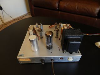 1959 Zenith 7d31 Vacuum Tube Amp Stereo Amplifier 6bq5 El84