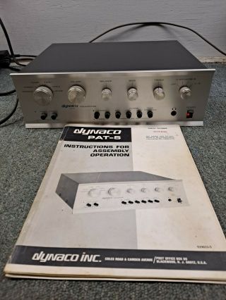 Dynaco Model Pat - 5 Stereo Preamplifier=sounds