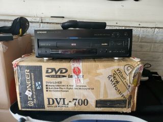 Pioneer Dvl - 700 Dvd / Cd/ld Laserdisc Player,