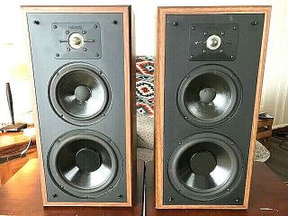 Polk Audio Monitor 5b Vintage Speakers 1987 1 Owner All