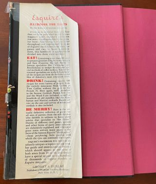 Esquires ' s Handbook For Hosts Copyright 1949 1st.  Edition Cookbook/Drinks/Games 2