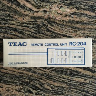 Vintage TEAC RC 204 Remote for X2000.  R.  M.  Reel to Reel Rear Old Stock 5