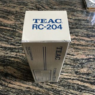 Vintage TEAC RC 204 Remote for X2000.  R.  M.  Reel to Reel Rear Old Stock 6