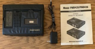 Marantz PMD420 Portable Cassette Recorder 3