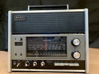 Sony Double Conversion 13 Band Crf - 160 Transistor Short Wave Radio Receiver