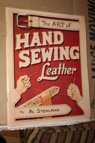 1977 Tandy Tandycraft The Art Of Hand Sewing Leather Book Al Stohlman Rare