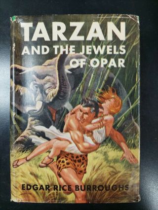 Edgar Rice Burroughs Tarzan And The Jewels Of Opar 1918 W/dust Jacket.