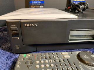 —WORKING 100 — Sony SLV - R1000 S - VHS SVHS Player Recorder HiFi Stereo NTSC 2