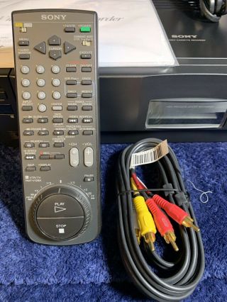 —WORKING 100 — Sony SLV - R1000 S - VHS SVHS Player Recorder HiFi Stereo NTSC 5
