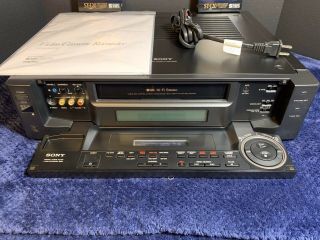 —WORKING 100 — Sony SLV - R1000 S - VHS SVHS Player Recorder HiFi Stereo NTSC 6
