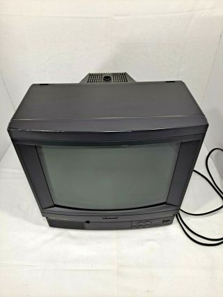Vintage Sony Trinitron Kv - 13tr20 Color Crt Tv 13 " Retro Gaming Television