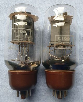 Gec Kt66 Tubes 6l6 El34 Same Codes Matched - Quad 2 Amplifier U52 Kt88 300b 2a3