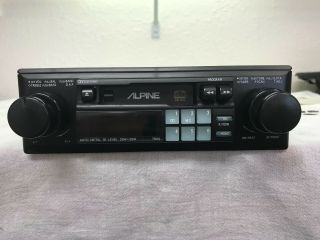 Alpine Car Stereo Fm/am Cassette Receiver Model 7502