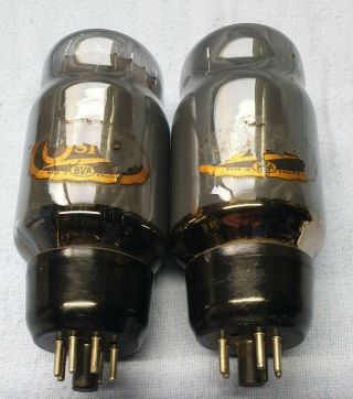 Osram Kt66 Smoke Glass Matched Tubes 6l6 El34 - Quad 2 Amplifier Kt88 U52