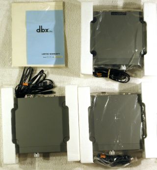 Dbx Sx - 10 Sx - 20 Sx - 30 Video Or Audio Sound Enhancement With Impact Restoration.