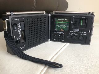 Sony Fm/sw/am 3 Bands Portable Receiver Model No.  Icf - 7800,  Fully Functional.