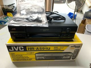 Awesome In Opened Box - Jvc Hr - A591u Vhs Player 4 Head Hifi Stereo Vcr