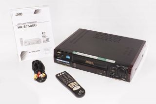 Jvc Hr - S7500u Vhs Et Hi - Fi Vcr W/remote \ S - Vhs & Vhs Video Tape Transfer