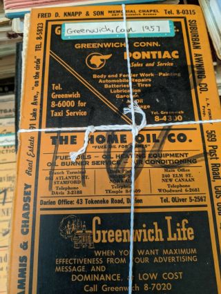 Greenwich Connecticut 1957 City Directory Price & Lee
