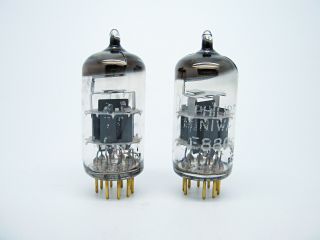 2 x NOS Philips E88CC 6922 CCa Test V.  STRONG 7L1 Gold Pin Dual Triode Audio Tube 3