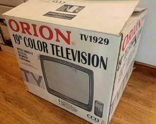 Vintage Orion Color Tv 19 " Old School Gaming Television