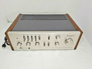 Kenwood Ka - 4006 Solid State Stereo Integrated Amplifier Silver Face 34w/c