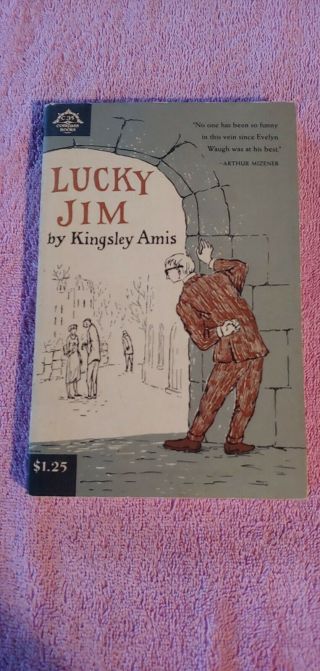 Lucky Jim By Kingsley Amis,  1962 Viking Press,  8th Printing,  Vg,