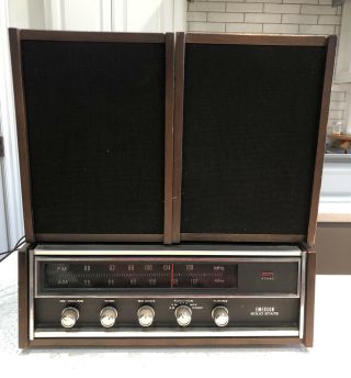 Rare Vintage Emerson solid state Stereo 31M15 & Speakers.  Made In Japan 2