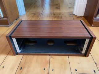 Crown Audio Oiled Walnut Cabinet Vintage 70s Fits Ic150a,  Oc150a And Others Lot1