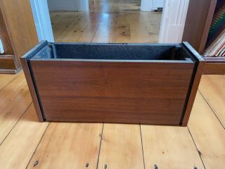 CROWN AUDIO OILED WALNUT CABINET Vintage 70s Fits IC150A,  OC150A and others Lot1 2