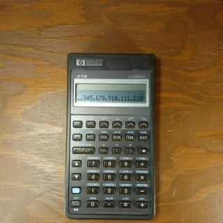 1987 And Hp 27s Hewlett Packard Scientific Calculator With Batteries