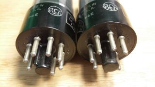 Closely Matched Pair RCA JAN CRC 6V6GT/G VT - 107A NOS NIB 1944 Vacuum Tubes 3