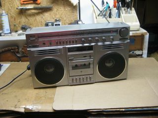 Vintage General Electric Mls3 Model 3 - 5259a Boom Box Radio Cassette Music Am Fm