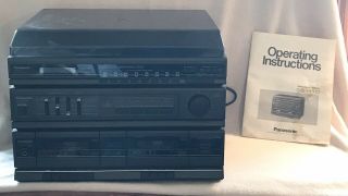 Panasonic,  Sg - H10,  Stereo Music System,  Turntable/cassette Player/tuner