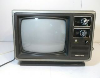 Vtg 1984 Panasonic Color Pilot Tv Model Ct - 2012 (needs Work Parts)