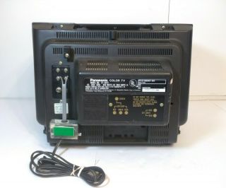VTG 1984 Panasonic Color Pilot TV Model CT - 2012 (Needs Work Parts) 2