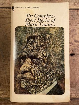 Vintage The Complete Short Stories Of Mark Twain Paperback Bantam Classic Book
