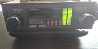 Vintage Alpine 7136 Old School Cassette Deck Radio