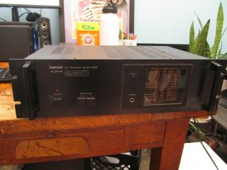 Vintage Nikko Alpha 230 Dc Power Amplifier Powers On