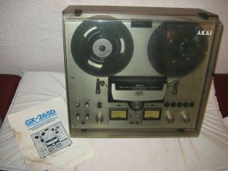 Vintage Reel To Reel Tape Recorder Akai Gx - 265d