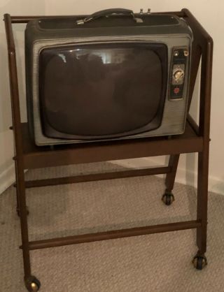 Silvertone Vintage Television Set,  Tv Set,  Circa Early To Mid 1960s