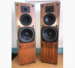 Vintage Boston Acoustics T930 Floorstanding Tower Speakers (wooden,  Light Use)
