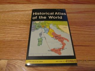 1971 Historical Atlas Of The World Barnes & Noble York Pb/il/maps