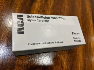 Rca Selectavision Videodisc Stylus Cartridge Ced Model 154100 Stereo