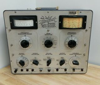 Rare Hickok Model 288x Crystal Controlled Signal Generator Ham Radio