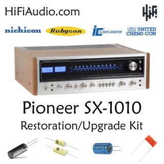 Pioneer Sx - 1010 Rebuild Restoration Recap Service Kit Fix Repair Capacitor